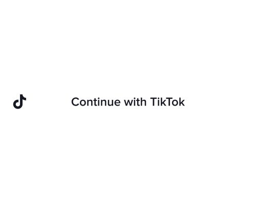 TikTok Button No outline